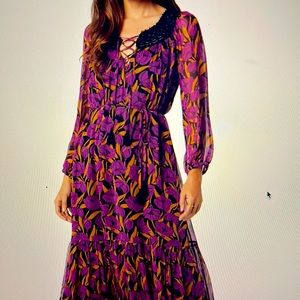 Joie - Arioste MIDI Silk Dress